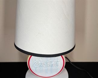 Collectable Coca Cola Memorabilia, Lamp, Signs +