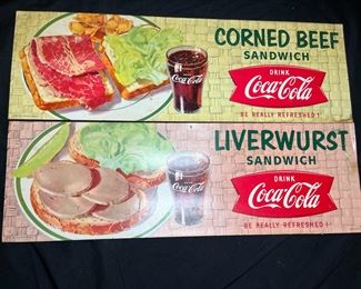 Collectable Coca Cola Memorabilia, Lamp, Signs +