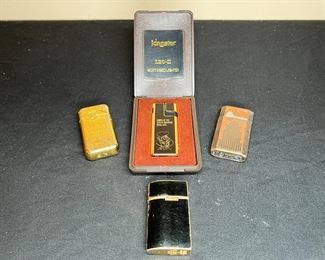 4 Collectible Lighters, Gold Bar, Olympics, Ronson