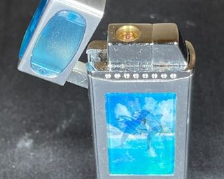 3 Vintage Collectible Dolphin & Tiki Lighters