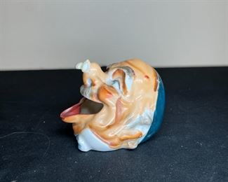 Old Man Face Ashtray & Napco Pipe Ashtray