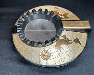 4 Vintage Ashtray & Cigar Holder