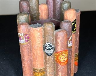 4 Vintage Ashtray & Cigar Holder