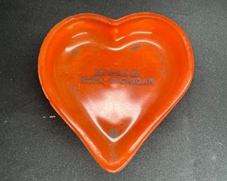 4 Souvenir & 4 Floral Ashtrays