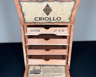 C.A.O Criollo 4 Drawer Cuban Cigar box