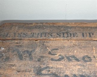 Advertising Crate Foster Milburn & Co