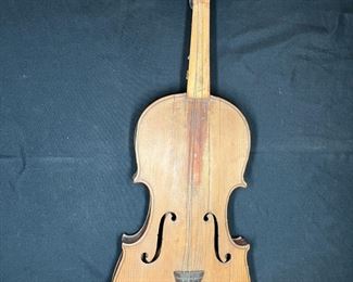 Vtg Stradivarius Violin & Wooden Recorder
