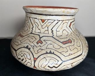 Terracotta Peruvian Shipibo Bowl