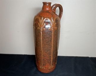 Antique 1 handle Stoneware Water Jug Marked DW
