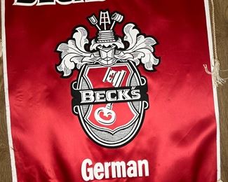 Beck's Bier & Lindemans Wines Banners Signs