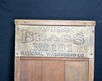 VIM National Washbaord Co. Brass No 191