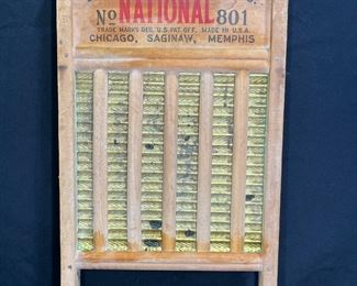Vintage The Brass King No 81 Washboard