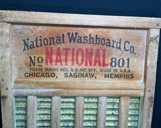 Vintage The Brass King No 81 Washboard