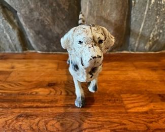 Antique Hunting Spaniel Pointed Dog Doorstop