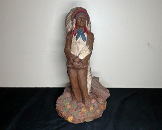 1987 Tom Clark Chief Hollow Horn Indian