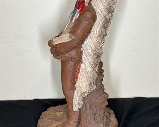 1987 Tom Clark Chief Hollow Horn Indian