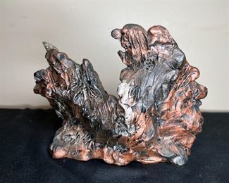 American 3rd Edition Indian & Horses Sculpture