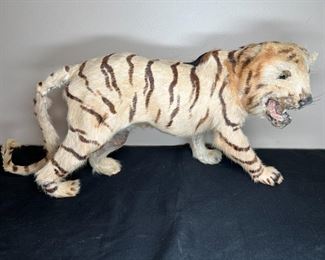Real Fur Miniature Taxidermy Tiger