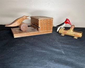 Vintage Tooth Pick Holder & Cigarette Dispenser