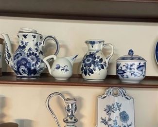 Large selection of Blue and white!!