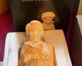 Angel candle holders - new in box.