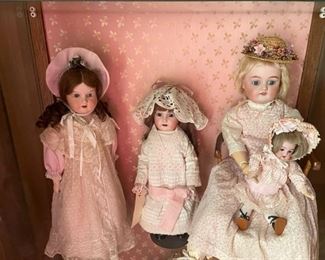 Antique dolls.