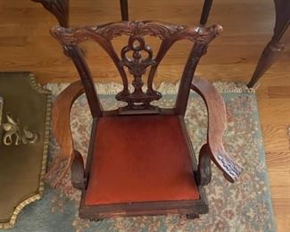 Child's Victorian chair.