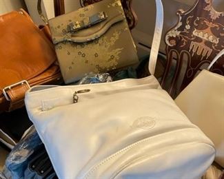 Large selection of women's purses.