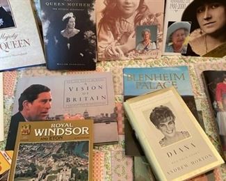 Lady Di and Royal British books and magazines.