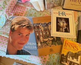 Lady Di and Royal British books and magazines.