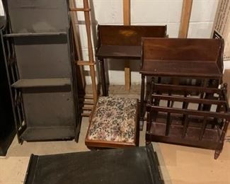 Small pieces - tables, magazine holders, shelves - great for projects.