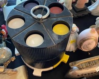 Mid-century Bakelite poker chips by Master Canasta Corp.