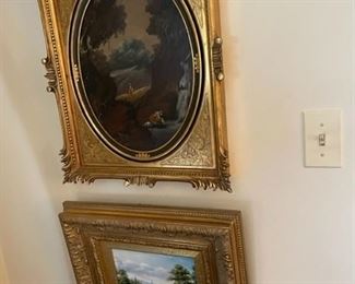 Large selection of artwork.