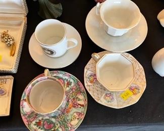 Teacups.