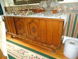 antique English sideboard
