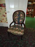 balloon back parlor chair