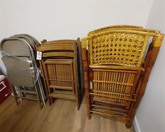 Folding chairs