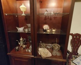 Lighted display cabinets