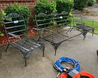 Wrought iron patio furniture