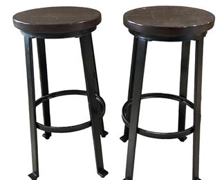 Wood Top Bar Stools