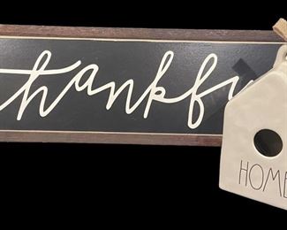 Rae Dunn Luminary and Wall Art