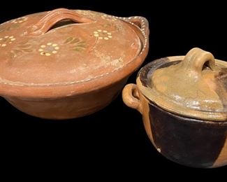 Mexican Clay Bean Pots