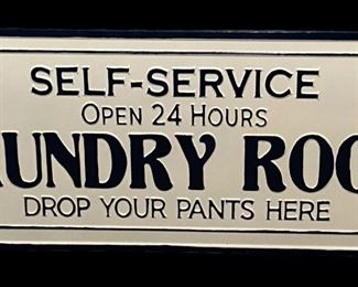 Metal Laundry Room Wall Decor