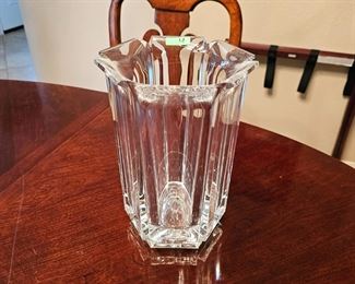 Lucite Grainware Vase