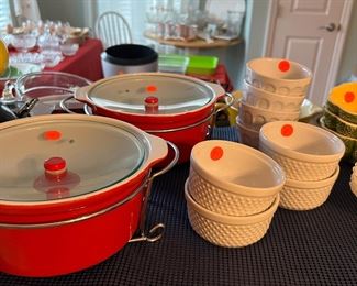 New Red Casserole Dishes