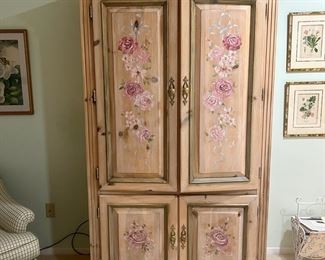 PAINTED ARMOIRE