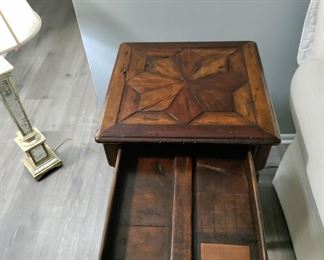 SIde Table Open drawer