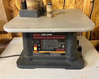 Oscillating spindle sander 