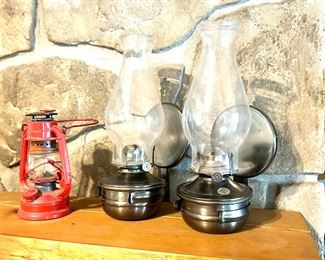 oil lamps/lanterns 