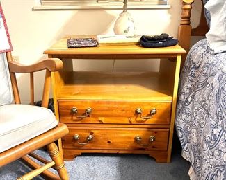 maple nightstand 